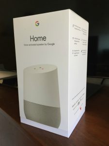 Google Home in doos