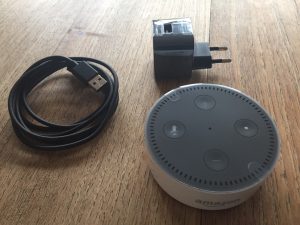 Amazon Echo Dot in doos